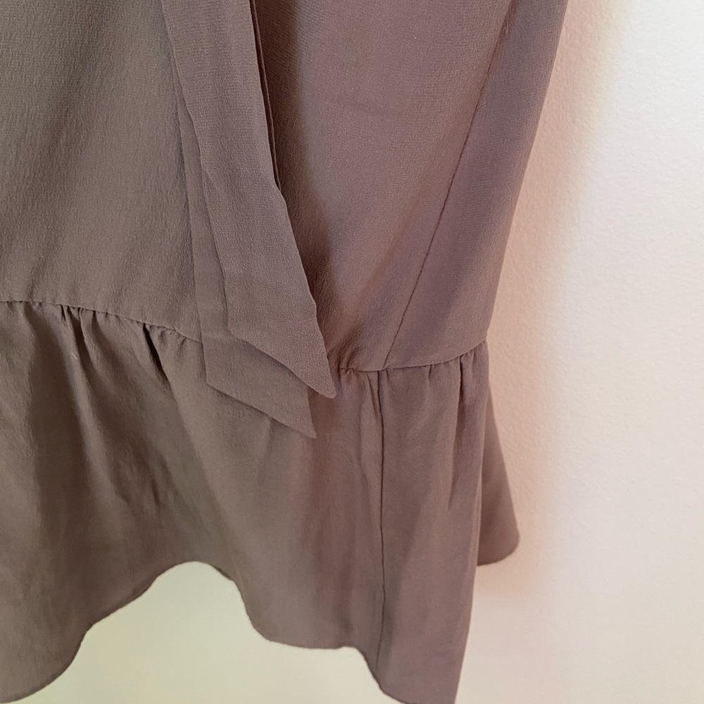 Trinity Charcoal Ruffle Mini Dress - Picture 5 of 10